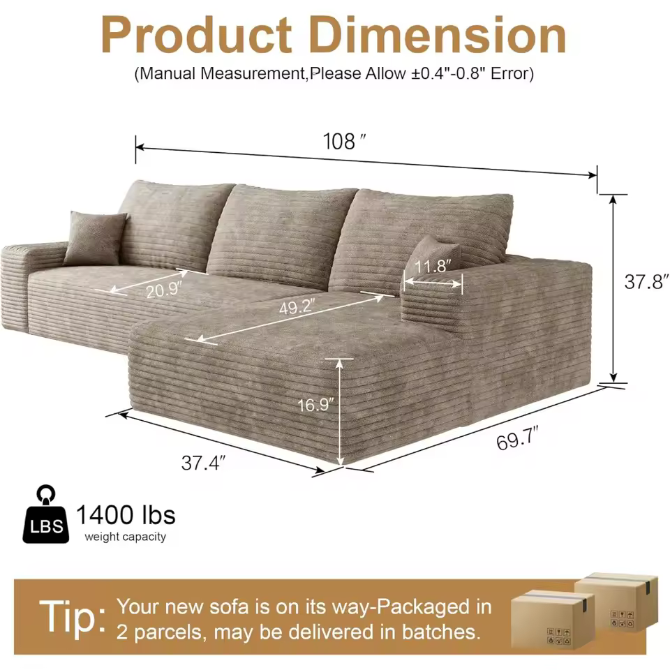 Sectional Couches for Living Room - Image 2
