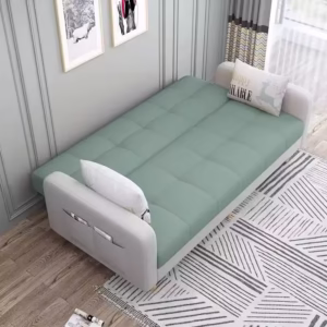 Small Unit Sofa Bed, Foldable Dual-purpose Double Bed, Home Office Nap, Three Person Sofa, Leisure Fabric, Lazy Sofa