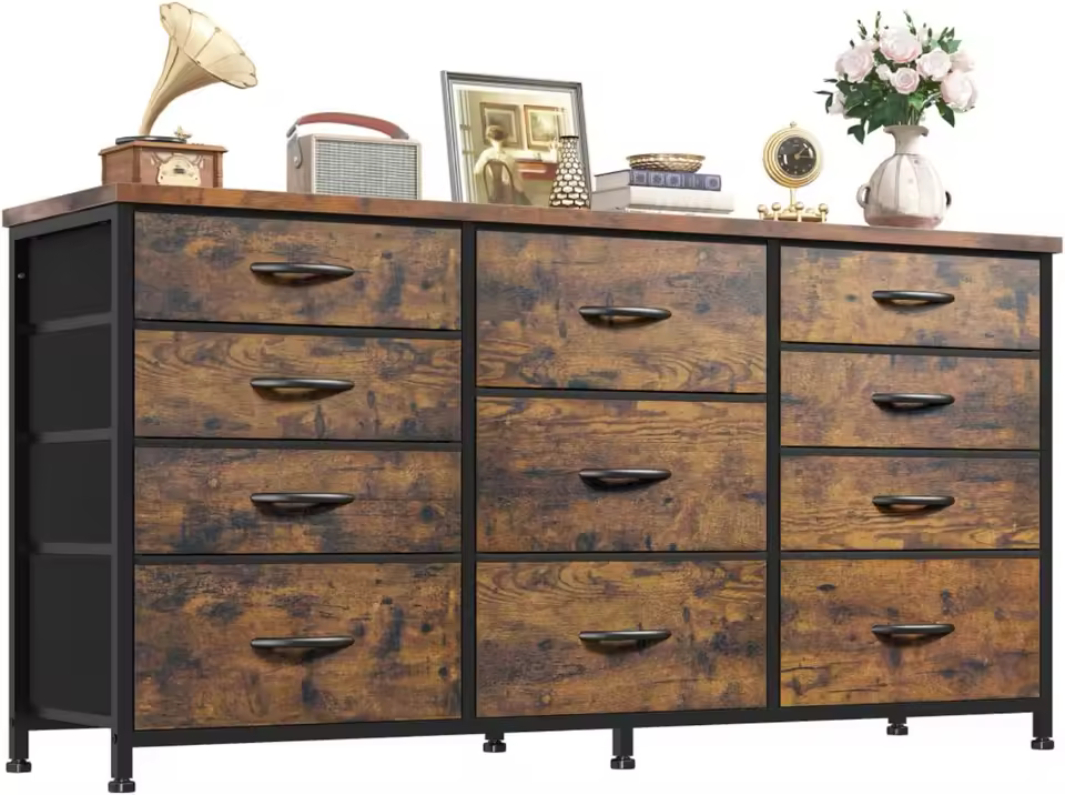 Dresser for bedroom with 11 fabric drawers - Image 2